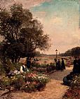 Quai Aux Fleurs by Victor Gabriel Gilbert